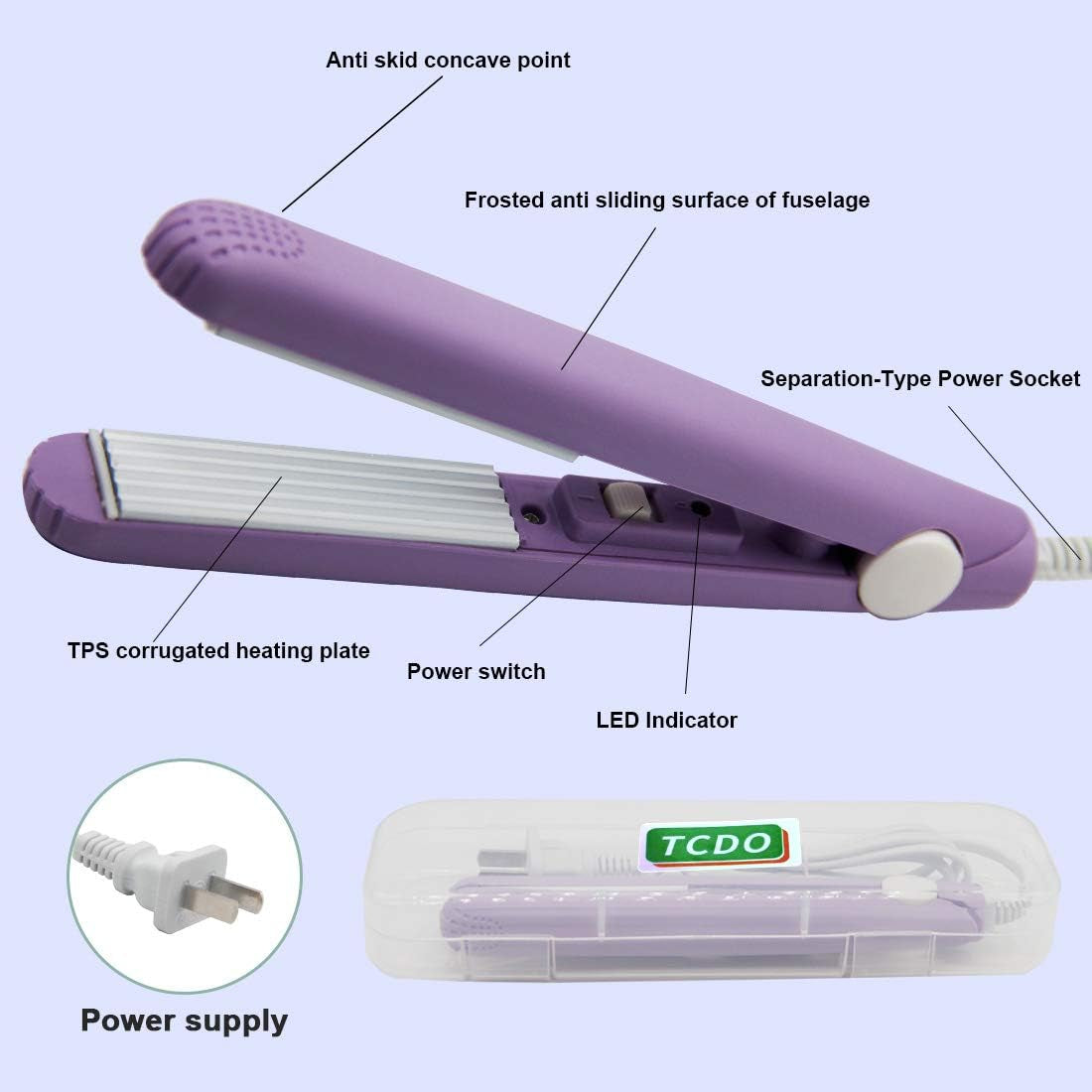 Bag Sealer Heat Sealer Chip Bag Sealer Heat Seal Handheld Bag Sealer for Food Storage,Portable Sealer Machine for Snack Bags Plastic Bags, Food Bag. (Dark Purple)